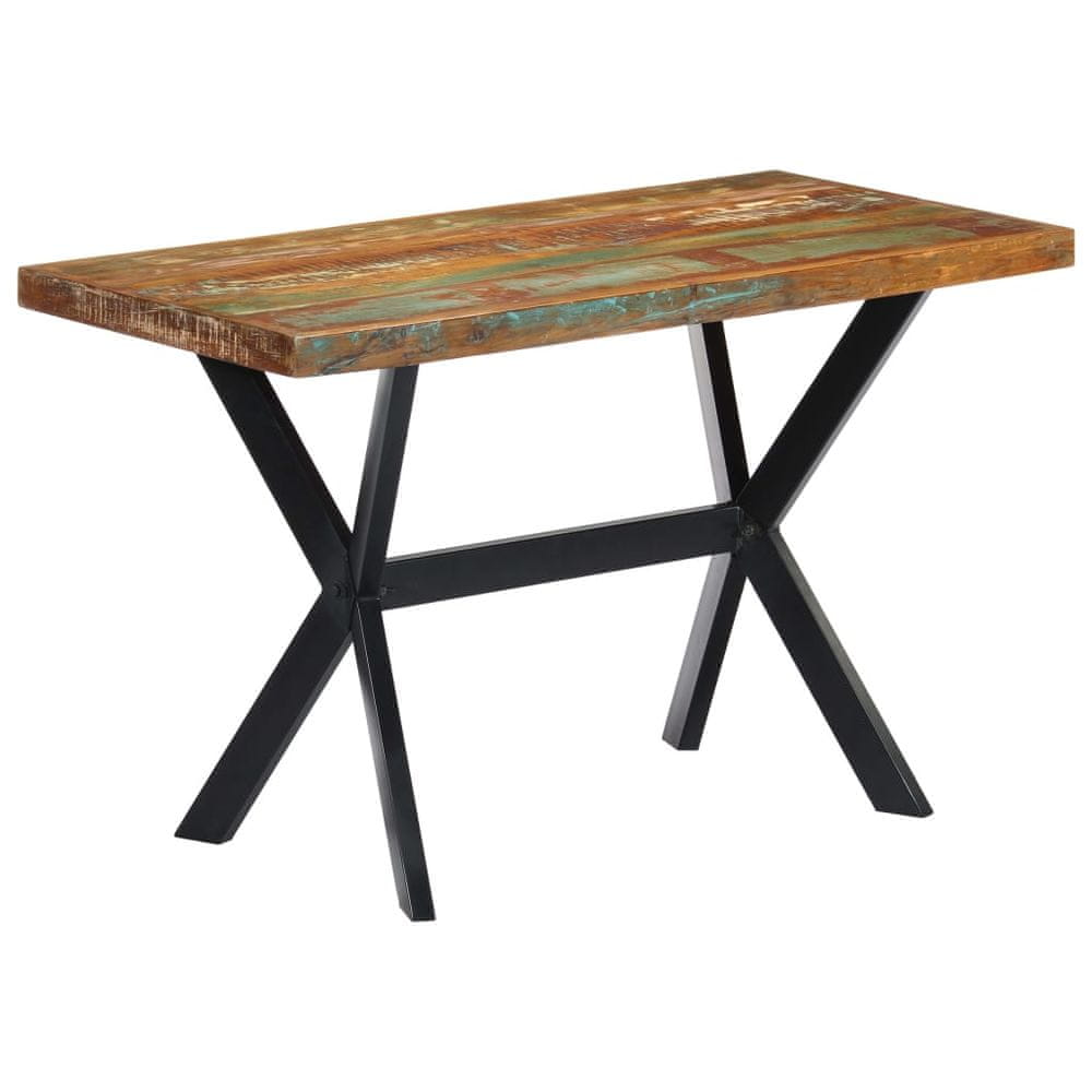 Petromila vidaXL Jedálenský stôl 120x60x75 cm, recyklovaný masív